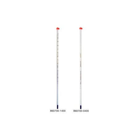 Bel-Art H-B DURAC Plus General Purpose Liquid-In-Glass Thermometer, 0 to 230F, 76mm Immersion 607000700